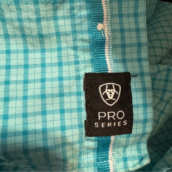 Ariat Pro Series Kernersville Classic Fit Long Sleeve Checkered Men’s Shirt - Picture 4 of 8